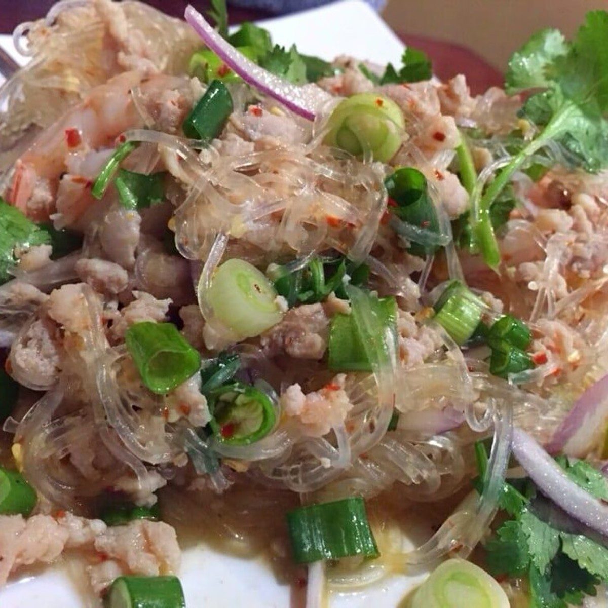 Spicy Glass Noodle Salad.