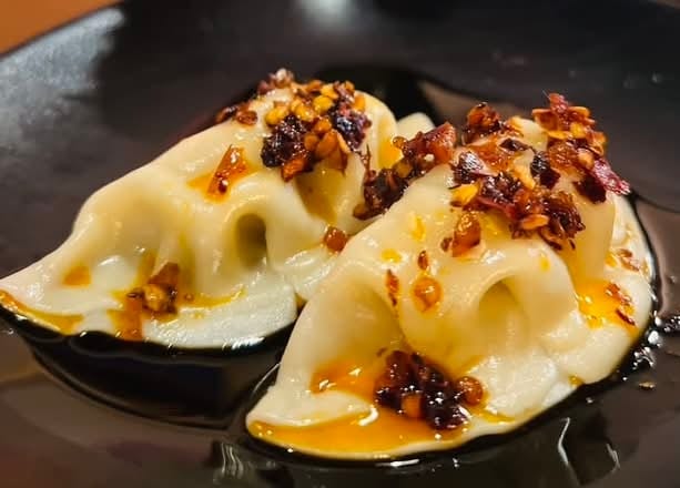 Chili Garlic Dumplings.