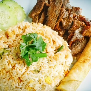 Combo #6Fried Rice with BBQ Pork or BBQ Beef