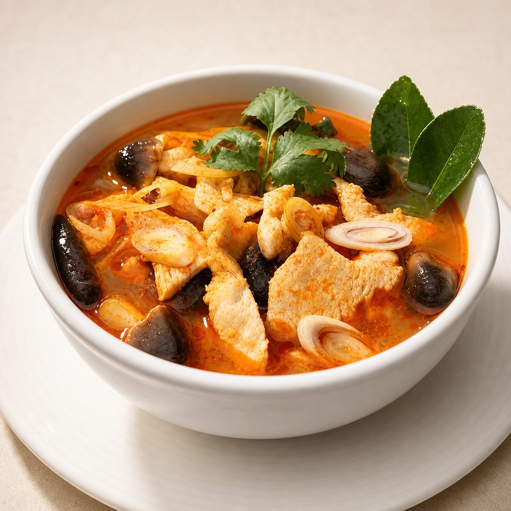 Tom Yum Chicken Soup.