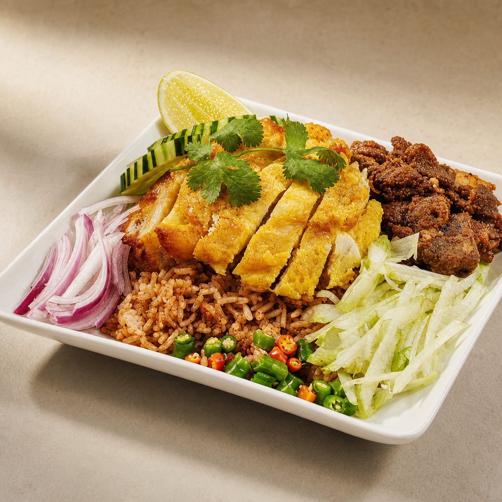 Shrimp Paste Fried Rice.