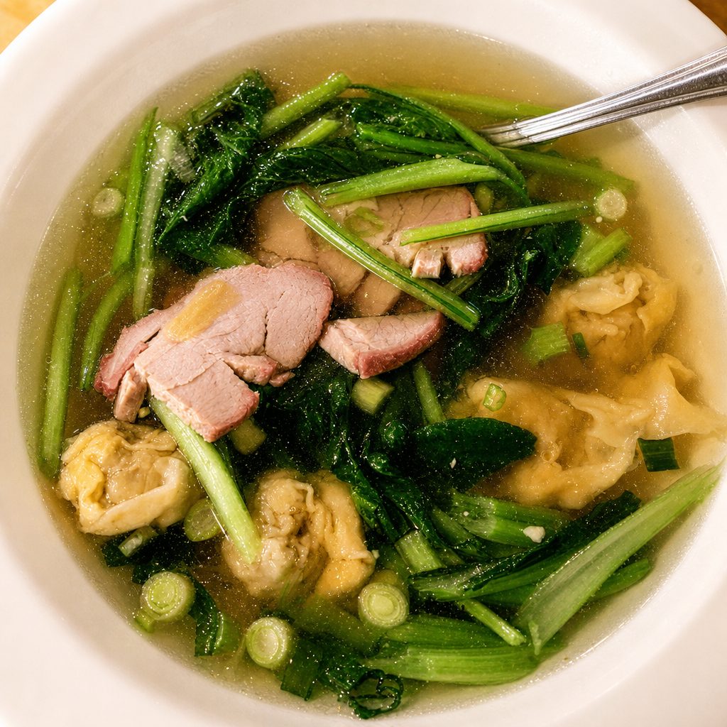 Shrimp Wonton Soup.