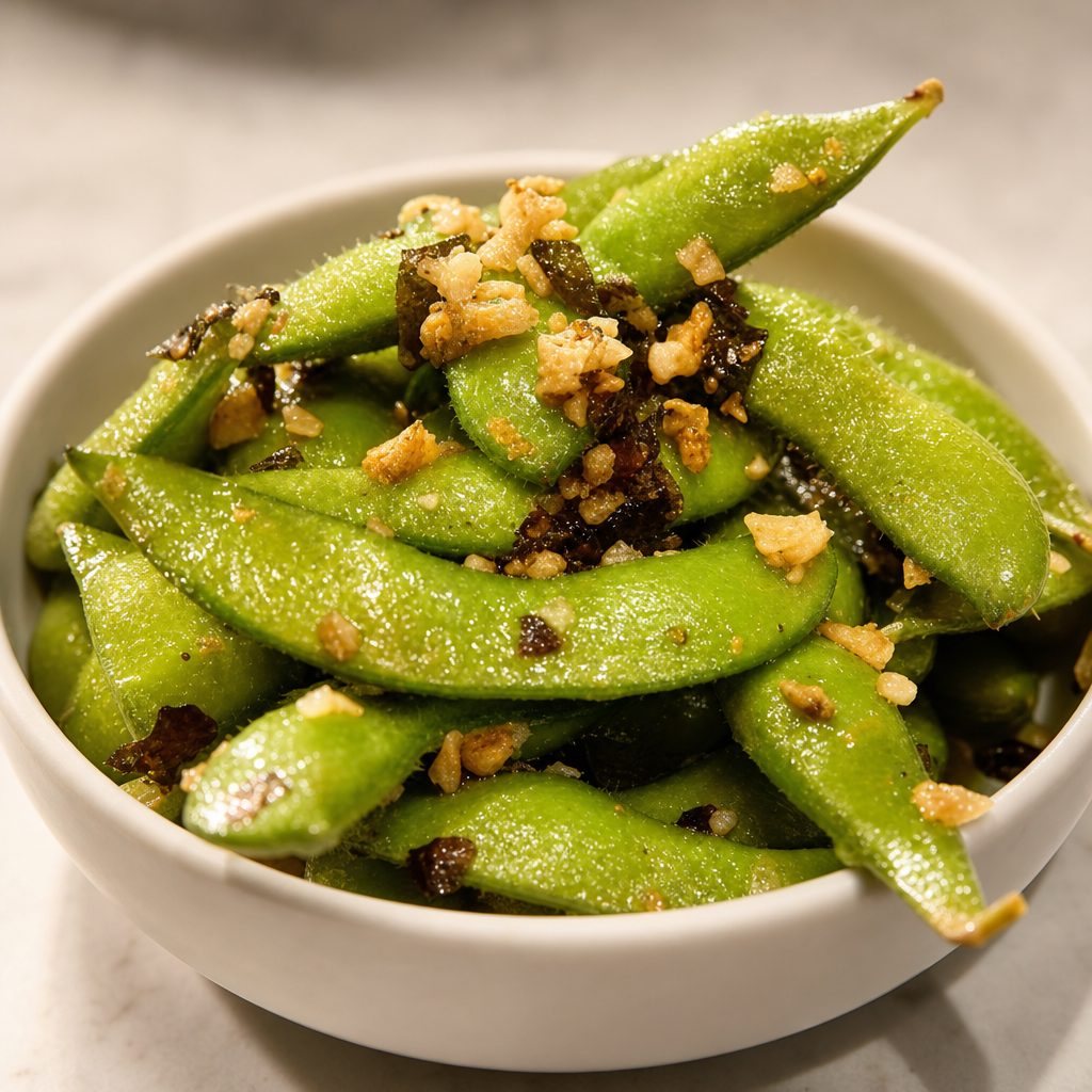 Spicy Edamame 🌶️.
