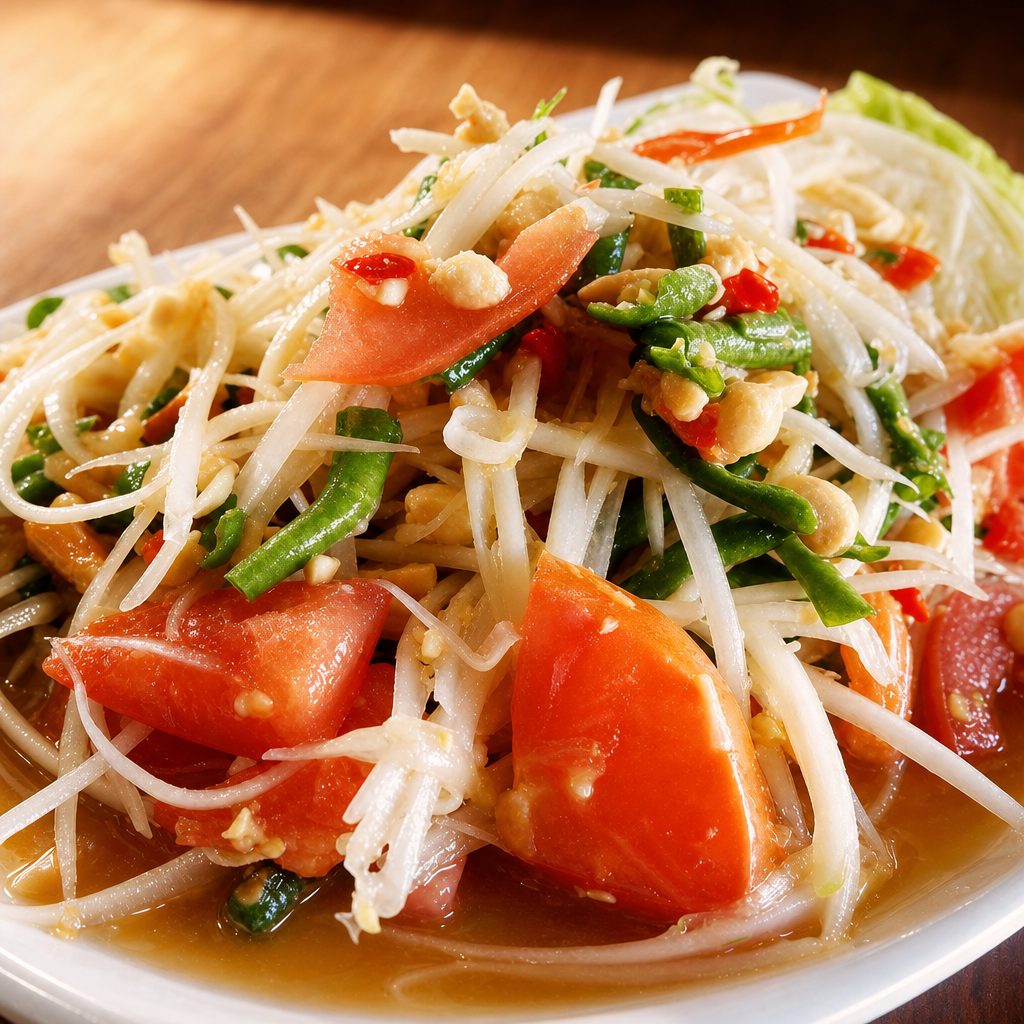 Thai Papaya Salad.