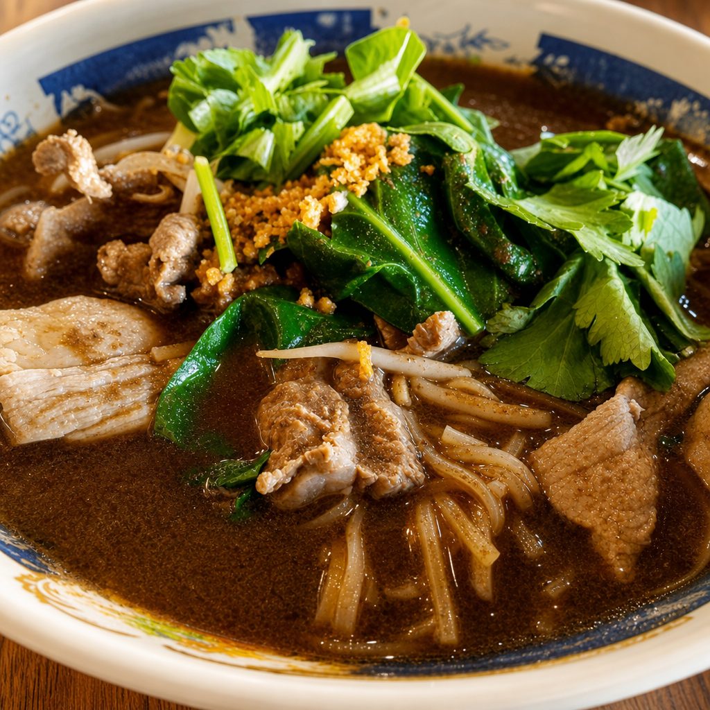 Thai Boat Noodle Soup.